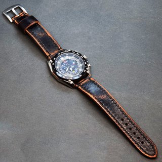 Correa de reloj cuero retro 18-26mm.Hecho a mano