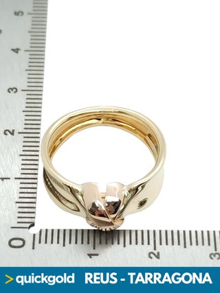 035-1135 ANILLO ORO 18K NUDO T16
