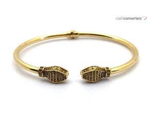 pulsera oro 18k con piedra con circonita