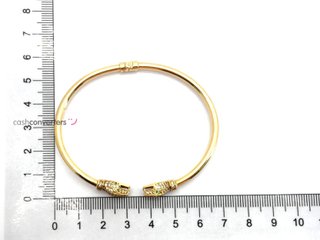 pulsera oro 18k con piedra con circonita