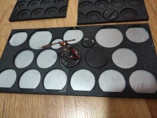 Taras Bandejas de movimiento wargaming.