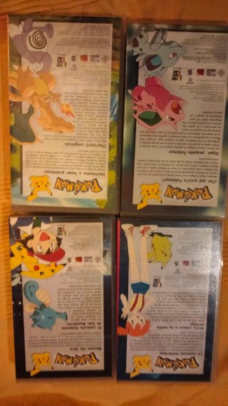 4 Películas Pokémon VHS (Español)