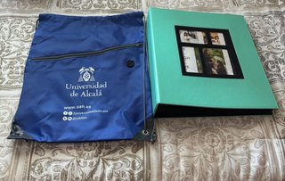 Álbum de fotos y bolsa