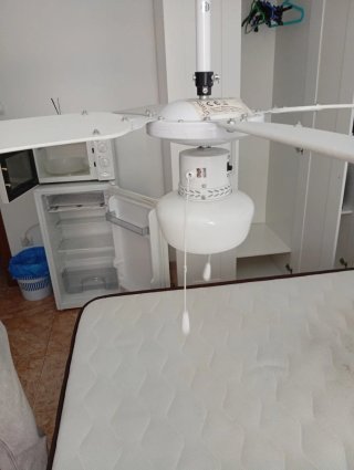 Lámpara Ventilador Blanca