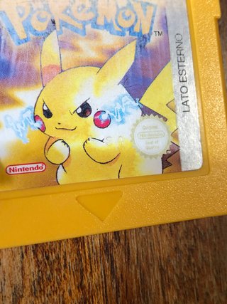 Pokémon Versione Gialla GB GameBoy ITA