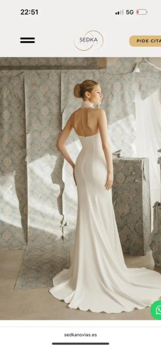 Vestido Sedka Novia a estrenar talla 38 mod. nimes