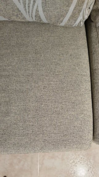 Sofá Chaise Longue 240cm Beige/Gris