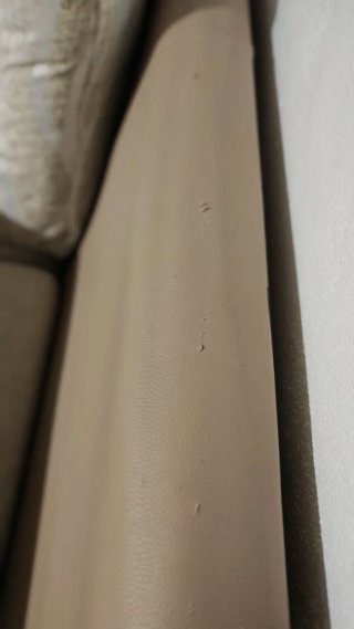 Sofá Chaise Longue 240cm Beige/Gris
