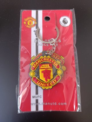 Llavero en goma 3D Manchester United MUFC