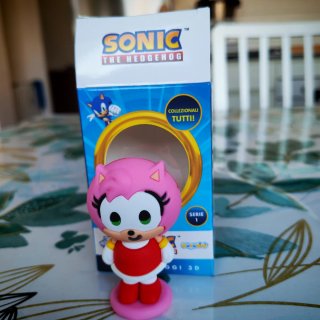 Sonic The Hedgehog Amy Personaggio 3D Sega collezi