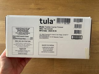 Mochila Tula Toddler Nueva sin estrenar