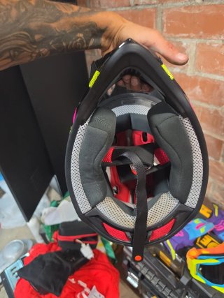 Casco Motocross y Gafas Fox y guantes