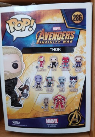 Funko Pop Thor 286 Avengers Infinity War