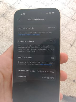 iPhone 15 como nuevo