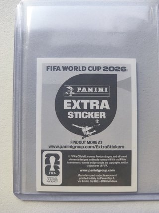 Lionel Messi Panini Extra Sticker FIFA WC 2026