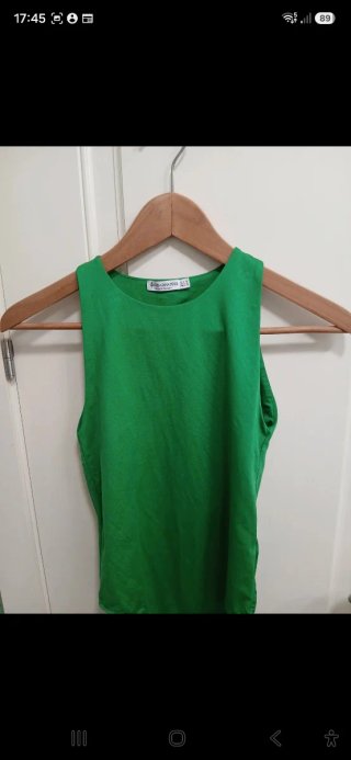 Body verde Stradivarius Talla M