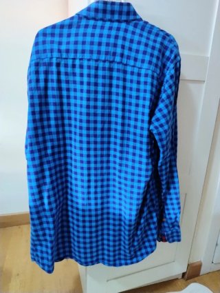 2 Camisas El Ganso Cuadros Naranja/Azul