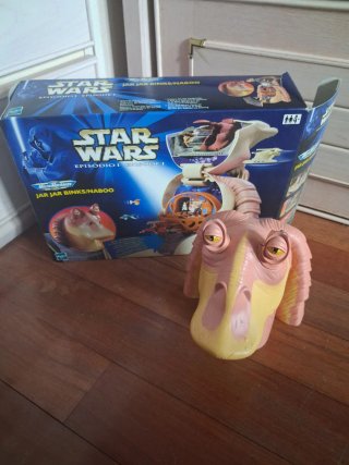 Cabeza Jar Jar Binks MicroMachines Star Wars