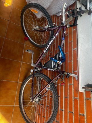 Bicicleta KOTA morada sin sillín