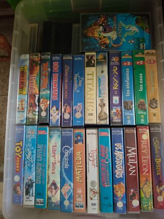 Lote Cintas VHS Disney Clásicos y más