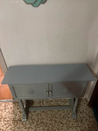 Mueble recibidor reformado estilo vintage