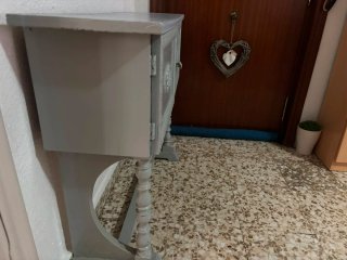 Mueble recibidor reformado estilo vintage