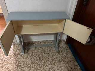 Mueble recibidor reformado estilo vintage
