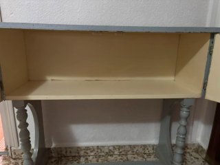 Mueble recibidor reformado estilo vintage