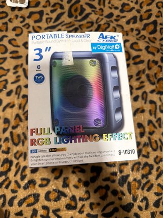 Altavoz Portátil AEK Cyber RGB S-10310