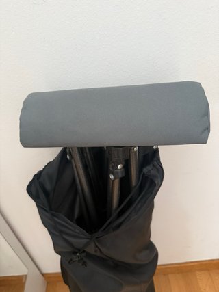 Silla camping Woltu reclinable con reposapiés