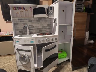 Cocinita de madera para niños