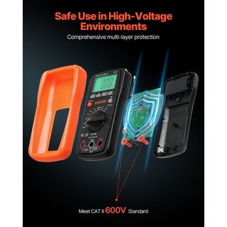 VEVOR Digital Multimeter, 4000-Count TRMS DC/AC Vo