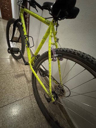 Bicicleta MTB 26" Montaña amarilla