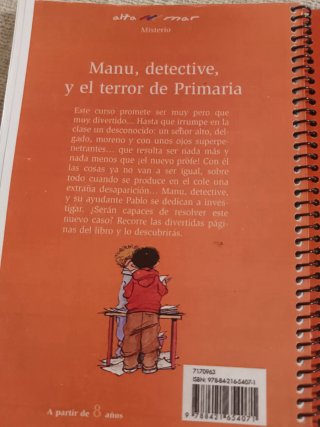 Manu, detective, y el terror de Primaria