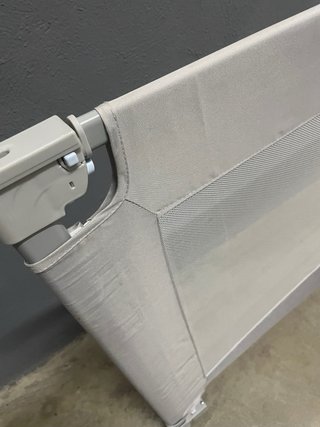 Barrera de Cama para Bebé Gris 190cmx45cm