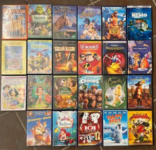 Lote de 23 peliculas infantiles en dvd