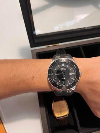 Reloj Lotus R 15805/3 Hombre Negro/Plata
