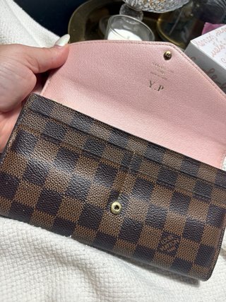 Cartera Louis Vuitton Sara Rose Marrón