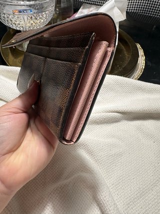 Cartera Louis Vuitton Sara Rose Marrón