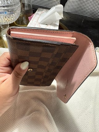 Cartera Louis Vuitton Sara Rose Marrón