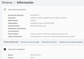 Computer portatile HP Pavilion G6 Windows 11 HDD da 500 GB