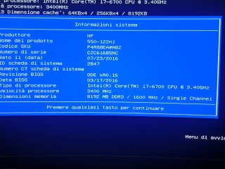PC Fisso HP Pavilion i7 6700