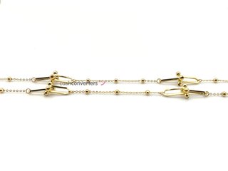 gargantilla oro 18k 22cm