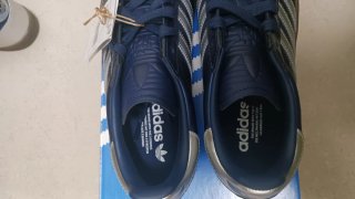Adidas Samba JP Silver Metallic Blue
