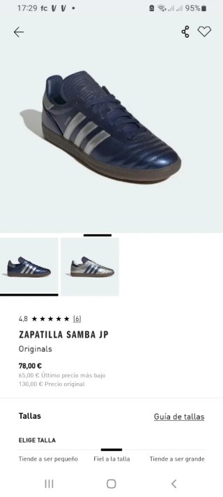 Adidas Samba JP Silver Metallic Blue