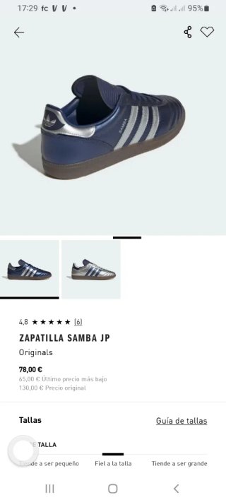 Adidas Samba JP Silver Metallic Blue