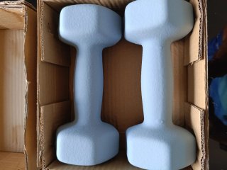 Mancuernas de neopreno 3kg ( Par) Nuevas.