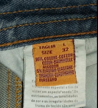 Pantalón vaquero bermuda capri