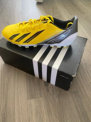 Botas de fútbol Adidas F30 TRX AG Amarillas