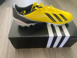 Botas de fútbol Adidas F30 TRX AG Amarillas